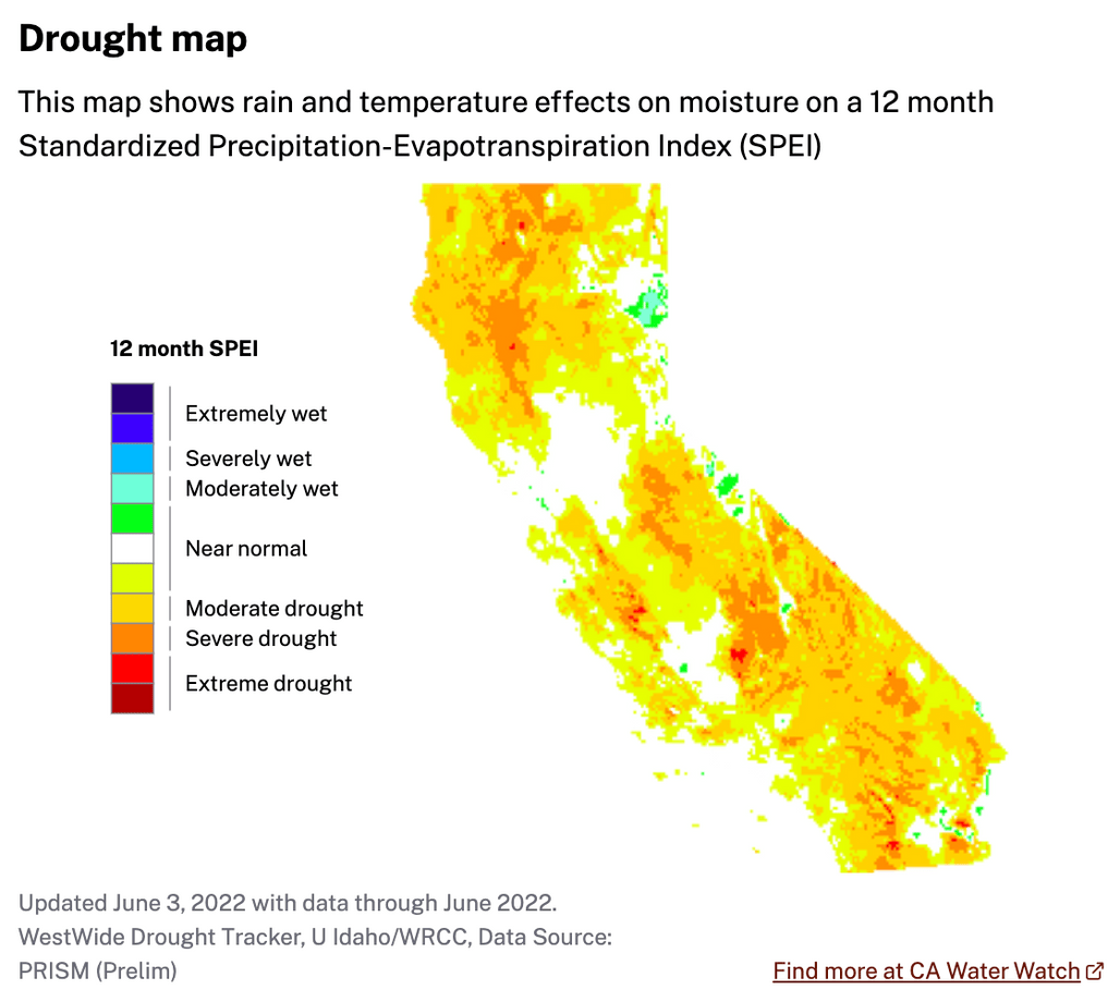 Severe drought looms in the western US and the African