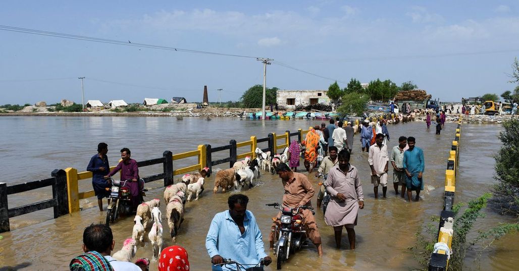 DEVASTATING FLOODS IN PAKISTAN CONTRAST TO DROUGHTS ELSEWHERE
